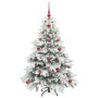 Árbol de Navidad artificial con 150 LED Verde 120 cm PE y PVC