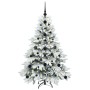 Árbol de Navidad artificial con 150 LED Verde 120 cm PE y PVC