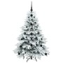 Árbol de Navidad artificial con 150 LED Verde 120 cm PE y PVC