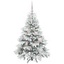 Árbol de Navidad artificial con 150 LED Verde 120 cm PE y PVC