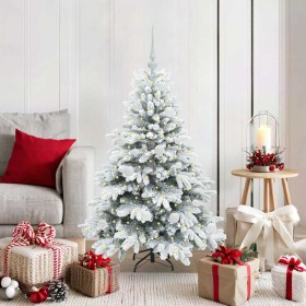 Árbol de Navidad artificial con 150 LED Verde 120 cm PE y PVC