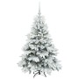 Árbol de Navidad artificial con 150 LED Verde 120 cm PE y PVC