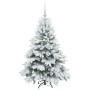 Árbol de Navidad artificial con 150 LED Verde 120 cm PE y PVC