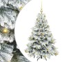 Árbol de Navidad artificial con 150 LED Verde 120 cm PE y PVC
