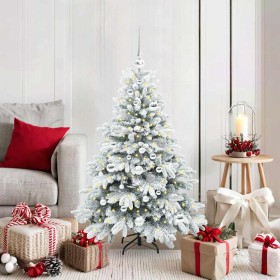 Árbol de Navidad artificial con 150 LED Verde 120 cm PE y PVC