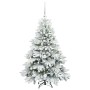Árbol de Navidad artificial con 150 LED Verde 120 cm PE y PVC