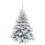 Árbol de Navidad artificial con 150 LED Verde 120 cm PE y PVC