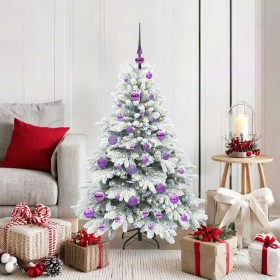 Árbol de Navidad artificial con 150 LED Verde 120 cm PE y PVC
