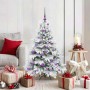 Árbol de Navidad artificial con 150 LED Verde 120 cm PE y PVC