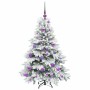 Árbol de Navidad artificial con 150 LED Verde 120 cm PE y PVC