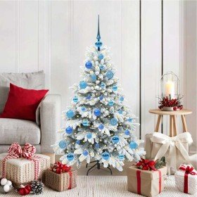 Árbol de Navidad artificial con 150 LED Verde 120 cm PE y PVC