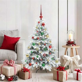 Árbol de Navidad artificial con 150 LED Verde 120 cm PE y PVC