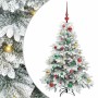 Árbol de Navidad artificial con 150 LED Verde 120 cm PE y PVC