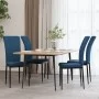 Esszimmerstühle 4 Einheiten blauer Samt von vidaXL, Essstühle - Ref: Foro24-326103, Preis: 153,42 €, Rabatt: %