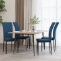 Esszimmerstühle 4 Einheiten blauer Samt von vidaXL, Essstühle - Ref: Foro24-326103, Preis: 183,19 €, Rabatt: %