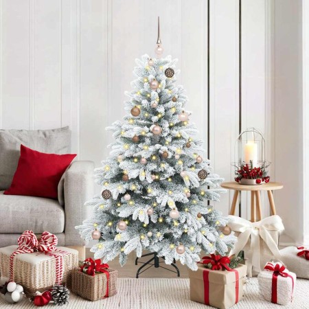 Árbol de Navidad artificial con 150 LED Verde 150 cm PE y PVC