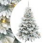 Árbol de Navidad artificial con 150 LED Verde 150 cm PE y PVC