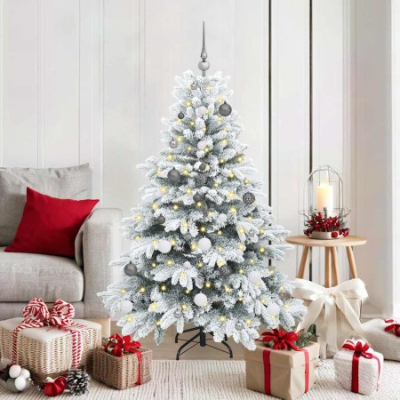 Árbol de Navidad artificial con 150 LED Verde 150 cm PE y PVC