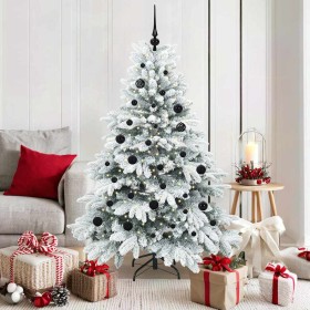 Árbol de Navidad artificial con 150 LED Verde 150 cm PE y PVC