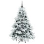 Árbol de Navidad artificial con 150 LED Verde 150 cm PE y PVC