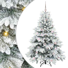 Árbol de Navidad artificial con 150 LED Verde 150 cm PE y PVC