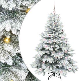 Árbol de Navidad artificial con 150 LED Verde 150 cm PE y PVC