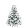 Árbol de Navidad artificial con 150 LED Verde 150 cm PE y PVC