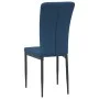 Esszimmerstühle 4 Einheiten blauer Samt von vidaXL, Essstühle - Ref: Foro24-326103, Preis: 153,42 €, Rabatt: %
