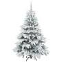 Árbol de Navidad artificial con 150 LED Verde 150 cm PE y PVC
