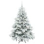 Árbol de Navidad artificial con 150 LED Verde 150 cm PE y PVC