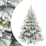 Árbol de Navidad artificial con 150 LED Verde 150 cm PE y PVC