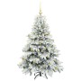 Árbol de Navidad artificial con 150 LED Verde 150 cm PE y PVC