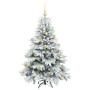 Árbol de Navidad artificial con 150 LED Verde 150 cm PE y PVC