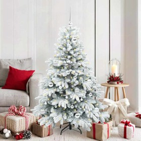 Árbol de Navidad artificial con 150 LED Verde 150 cm PE y PVC