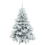 Árbol de Navidad artificial con 150 LED Verde 150 cm PE y PVC