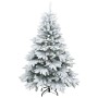 Árbol de Navidad artificial con 150 LED Verde 150 cm PE y PVC