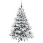 Árbol de Navidad artificial con 150 LED Verde 150 cm PE y PVC