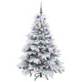 Árbol de Navidad artificial con 150 LED Verde 150 cm PE y PVC