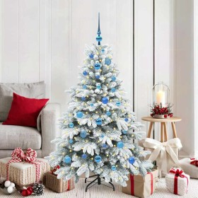 Árbol de Navidad artificial con 150 LED Verde 150 cm PE y PVC