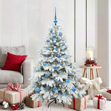 Árbol de Navidad artificial con 150 LED Verde 150 cm PE y PVC