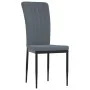 Sillas de comedor 4 unidades terciopelo gris oscuro de vidaXL, Sillas de comedor - Ref: Foro24-326105, Precio: 137,53 €, Desc...