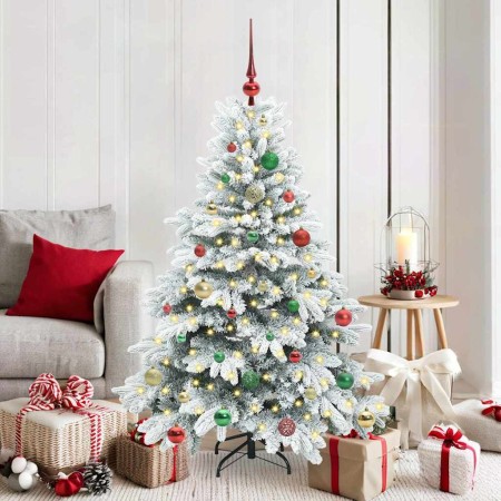 Árbol de Navidad artificial con 150 LED Verde 150 cm PE y PVC