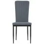 Sillas de comedor 4 unidades terciopelo gris oscuro de vidaXL, Sillas de comedor - Ref: Foro24-326105, Precio: 137,53 €, Desc...