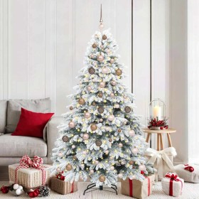 Árbol de Navidad artificial con 300 LED Verde 180 cm PE y PVC