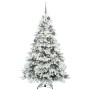 Árbol de Navidad artificial con 300 LED Verde 180 cm PE y PVC