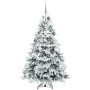 Árbol de Navidad artificial con 300 LED Verde 180 cm PE y PVC