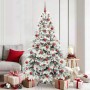 Árbol de Navidad artificial con 300 LED Verde 180 cm PE y PVC
