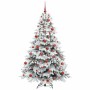 Árbol de Navidad artificial con 300 LED Verde 180 cm PE y PVC