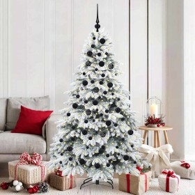 Árbol de Navidad artificial con 300 LED Verde 180 cm PE y PVC