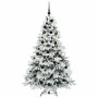 Árbol de Navidad artificial con 300 LED Verde 180 cm PE y PVC